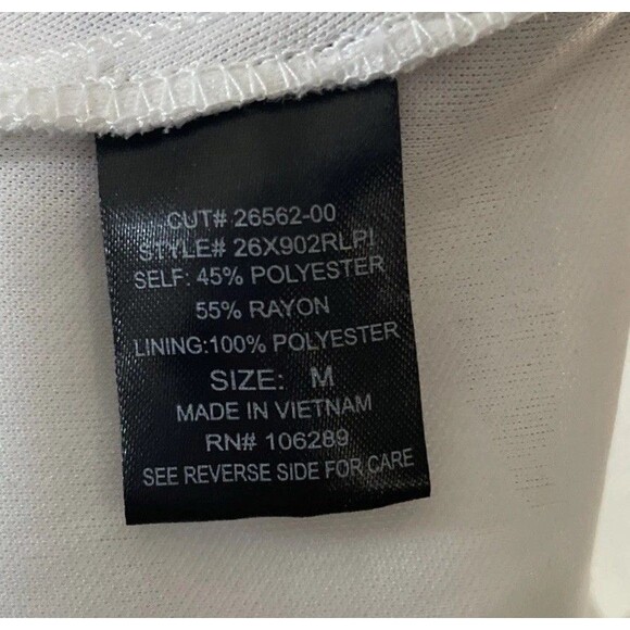 Trixxi Women's A-Line Puff Sleeve Mini Wrap Dress Size M Floral Off-Shoulder - Picture 11 of 11